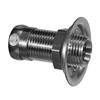 Fisher 70645 1/2in x 1-1/4in Stainless Steel Nipple with Locknut & Washer 