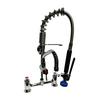 Fisher 74330 8in Deck-Mount Spring Pre-Rinse Unit with 6in Add-On Faucet 