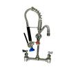 Fisher 74791 8in Backsplash Spring Pre-Rinse Unit with 12in Add-On Faucet 
