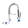 Fisher 75410 Low-Profile Spring Pre-Rinse Unit with 4in Riser & 15in Hose 