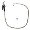 Fisher 75576 Glass Filler Unit with 96in Food Grade Hose & Swivel Elbow 