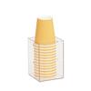 Cal-Mil 787-12 Classic 4.25in x 4.25in x 6"H Clear Straw Holder - 4 Each 