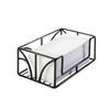Cal-Mil 808-13 10in x 6in x 4"H Black Wire Countertop Napkin Holder 