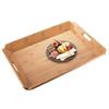 Cal-Mil 958-1-60 Bamboo 22.5in x 17in x 1.5"H Natural Room Service Tray 