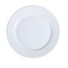 Yanco China Abco Super White Porcelain 12in Wide Rim Plate - 1dz - AC-21 