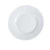 Yanco China AC-22 Abco Super White Porcelain 8.25in dia. Wide Rim Plate - 3dz 