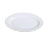 Yanco China Abco Super White Porcelain 9.5in x 6.5in Oval Platter - 2dz - AC-34 