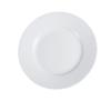 Yanco China AC-5 Abco Super White Porcelain 5.5in dia. Wide Rim Plate - 3dz 