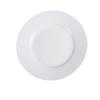 Yanco China AC-6 Abco Super White Porcelain 6.25in Rolled Edge Plate - 3dz 