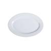 Yanco China Abco Super White Porcelain 22in x 15in Oval Platter - 4 Each - AC-92 