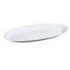 Yanco China AC-99 Abco Super White 23in x 10.25in Coupe Fishia Platter - 4 Each 
