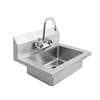 Atosa MixRite 18in Stainless Steel Wall Mounted Hand Sink - MRS-HS-18(W) 