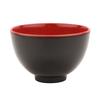 GET B-124-F Fuji Red/Black Melamine 1.2qt 6in dia. Bowl - 1dz 