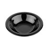 GET Black Elegance Melamine 12oz 7.25in dia. Bowl - 2dz - B-127-BK 