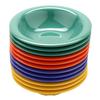 GET B-127-MIX Diamond Color Mix Melamine 12oz Mardi Gras Bowl - 2dz 