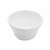 GET B-14-MN-W Minski White Melamine 16oz Textured Rim Soup Bowl - 1dz 