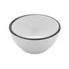 GET Settlement Bistro White Melamine 14oz Bowl - 2dz - B-140-W/BK 