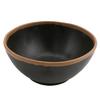 GET B-302-BR Pottery Market Brown Melamine 20oz Salad Bowl - 1dz 
