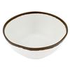 GET B-303-CRM Pottery Market Cream Melamine 1qt Salad Bowl - 1dz 