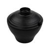 GET B-400-BK Nara Black Melamine 32oz Ramen Bowl - 1dz 
