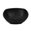 GET B-601-BK Nara Black Melamine 12oz 5.75in Square Bowl - 2dz 