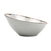 GET B-792-RM Rustic Mill Cream Melamine 24oz Irregular Cascading Bowl 