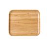 Yanco China BB-112 Bamboo 12in x 9.5in Rectangular Serving Tray - 12 Each 