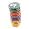 GET Diamond Color Mix Melamine 7oz 4in dia. Bouillon Cup- 4dz - BC-70-MIX 