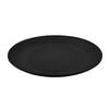 GET BF-12-BK Nara Black Melamine 12in dia. Plate - 1dz 