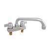BK Resources WorkForce Standard Duty Lead Free Faucet with 12in Swing Spout - BKD-12-G 