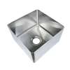 BK Resources 16in x 16in x 10in One Compartment Stainless Steel Weld-In Sink - BKFB-1616-10-16 