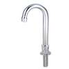 BK Resources Deck Mount Faucet Base with 8in Gooseneck Swing-swivel Spout - BKF-DMB-8G-G 