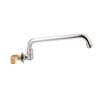 BK Resources Splash Mount Faucet Base with 8in Swing-swivel Spout - BKF-WMB-8-G 