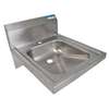 BK Resources 14in x 16in Stainless Steel ADA Wall Mounted Hand Sink - BKHS-ADA-D-1 