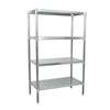 BK Resources 67"Wx24"Dx72"H Stainless Steel Dry Storage Shelving Unit - SSU6-6724 