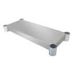 BK Resources Stainless Work Table Undershelf for 96"W x 18"D Work Table - SVTS-1896 