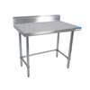 BK Resources 30"Wx24"D All Stainless Steel Work Open Base Table - SVTR5OB-3024 