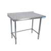 BK Resources 48"Wx18"D All Stainless Steel Work Open Base Table - SVTROB-1848 