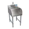 BK Resources UB4-21-1410BSS 18"Wx21-1/4"D Stainless Steel Blender Station with Dump Sink 