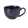Yanco China BL-001 Blue Star Glazed Porcelain 8oz Coffee Cup with Handle- 3dz 