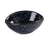 Yanco China BL-703 Blue Star Glazed Porcelain 2oz 4in dia. Olive Bowl - 3dz 
