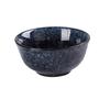 Yanco China BL-805 Blue Star Glazed Porcelain 10oz Deep Rice Bowl - 3dz 