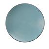Yanco China Birmingham Teal & Gray Melamine 11.5in dia. Plate - 2dz - BM-111TL 