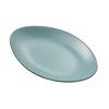 Yanco China Birmingham Teal & Gray Melamine 13.5in x 8.5in Oval Plate - BM-213TL 