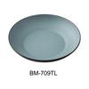 Yanco China BM-709TL Birmingham Teal & Gray Melamine 20oz Soup Bowl - 3dz 