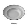 Yanco China BM-810 Birmingham Two-Tone Melamine 12oz Pasta Bowl - 2dz 