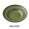 Yanco China Birmingham Green & Gray Melamine 12oz Pasta Bowl - 2dz - BM-810GR 