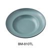 Yanco China Birmingham Teal & Gray Melamine 12oz Pasta Bowl - 2dz - BM-810TL 