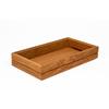 Mikasa Hospitality BQ003L Select Concept Oak 12.8in x 6.9in Stackable Box - 4 Each 