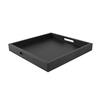 Mikasa Hospitality BQ013B Select Concept Black Oak 15.7in x 15.7in Serving Tray - 2 Each 